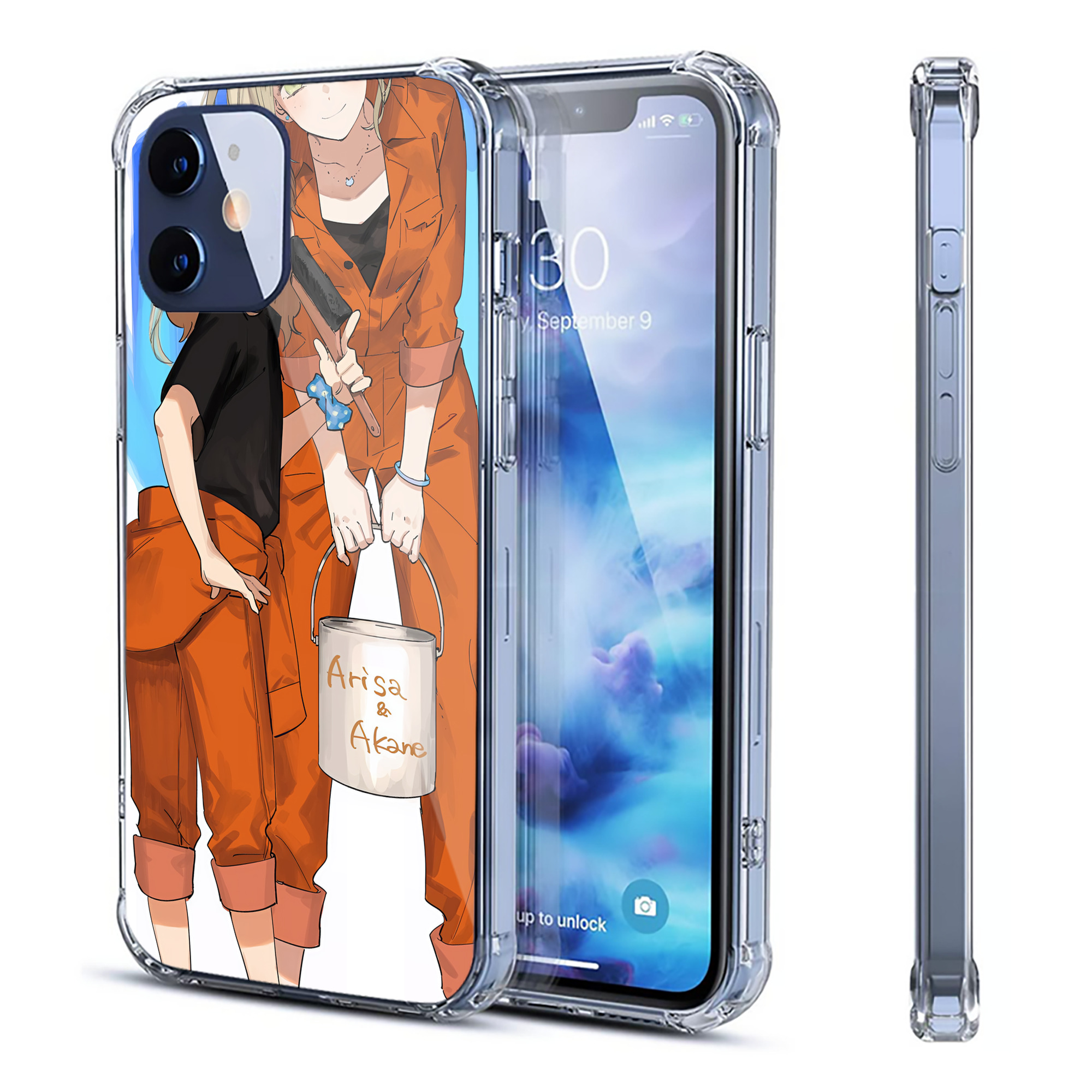 （画像用） ハイキュー!! Haikyu!! 【iPhone 12シリーズ対応】透明スマホケース（クリアソフトケース）